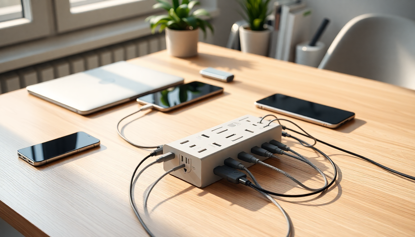 The compact power strip solution for every workspace