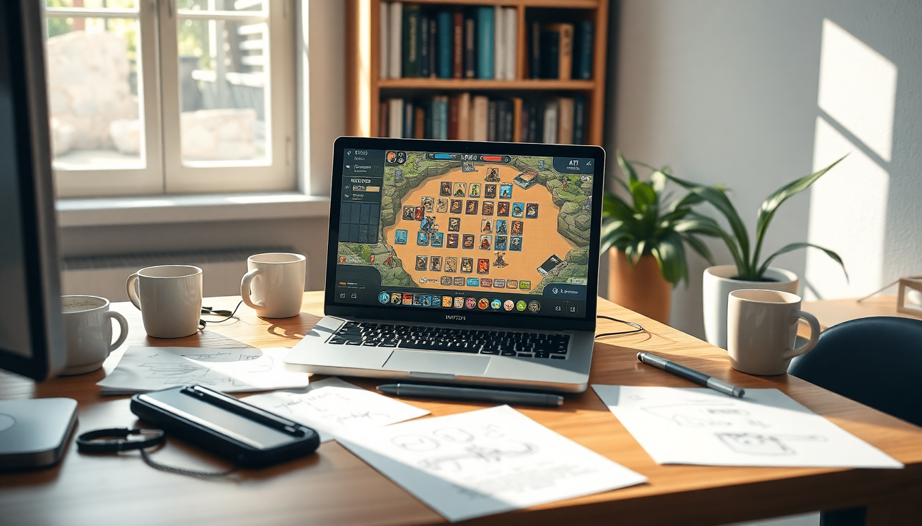 Designing an Engaging Card Game Interface for RPG Maker