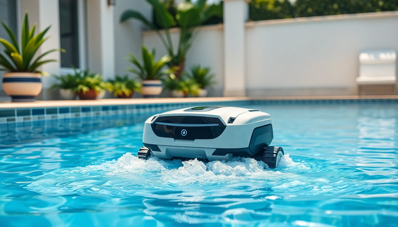 Effortless pool maintenance with advanced robotic cleaners