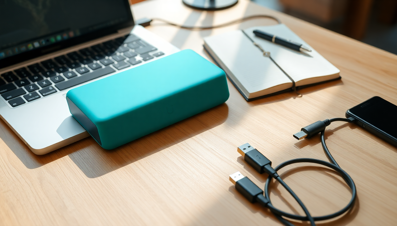 Innovative USB-C storage device: a playful twist on digital organization