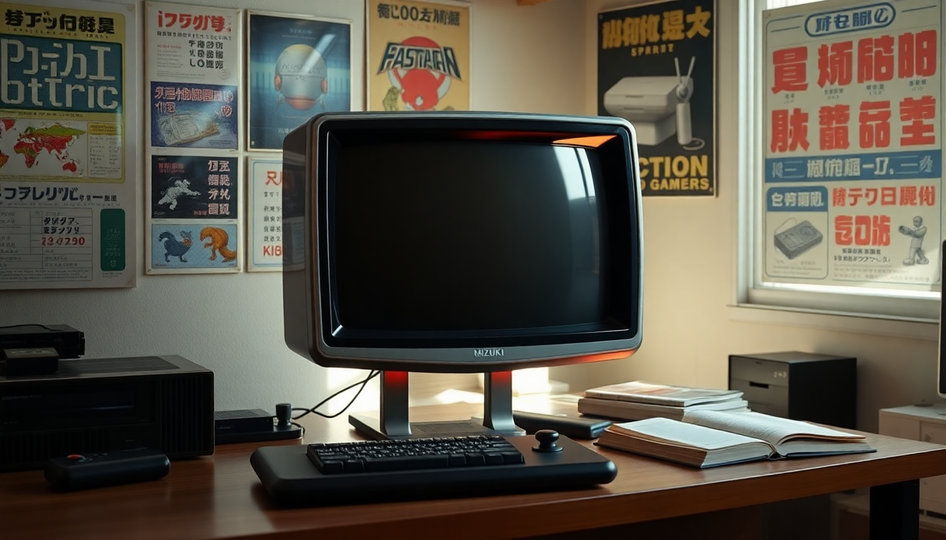 Mizuki Co. crowdfunding retro CRT-style monitor for X68000 PCs