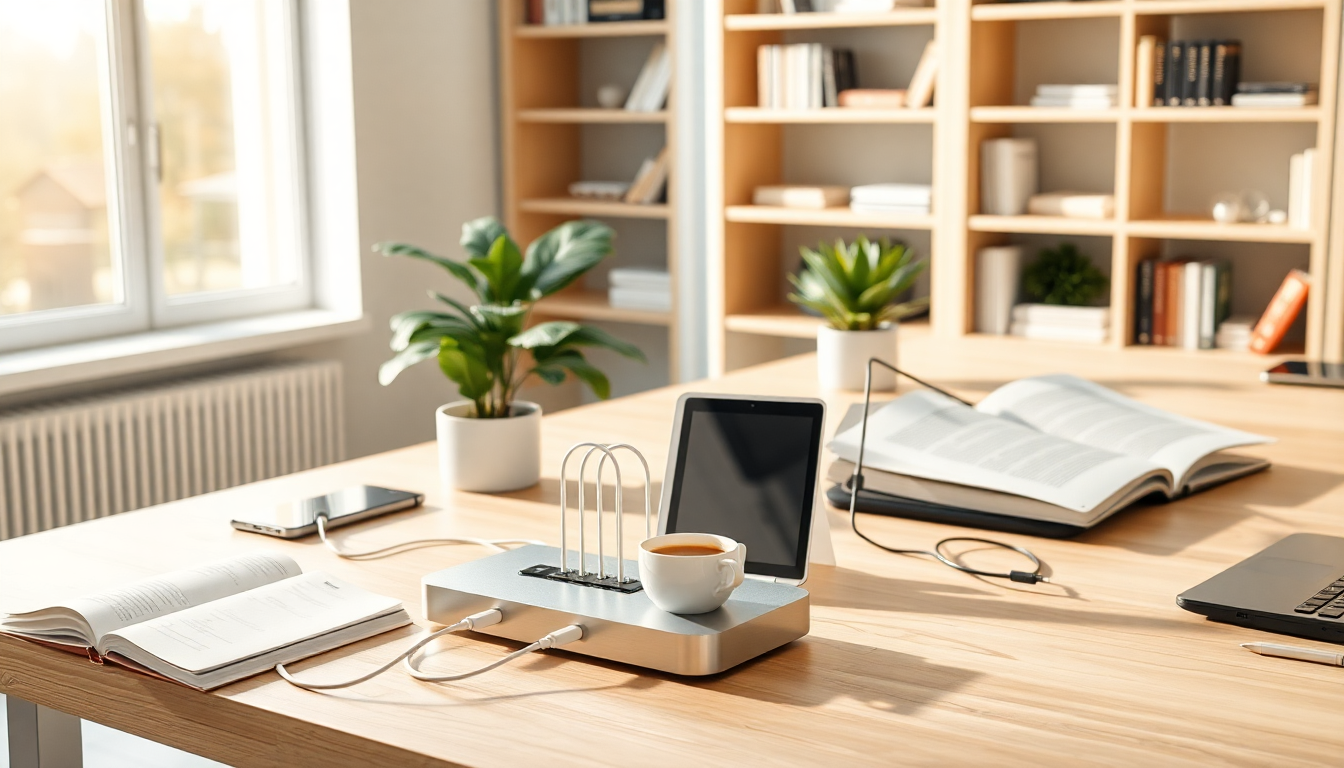 Why a multi-device charging station is essential for your workspace