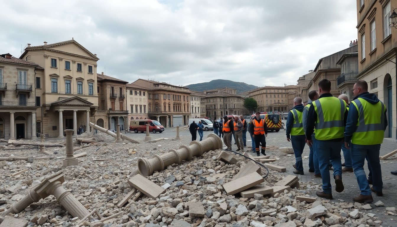 Severe earthquake hits central Italy causing widespread damage