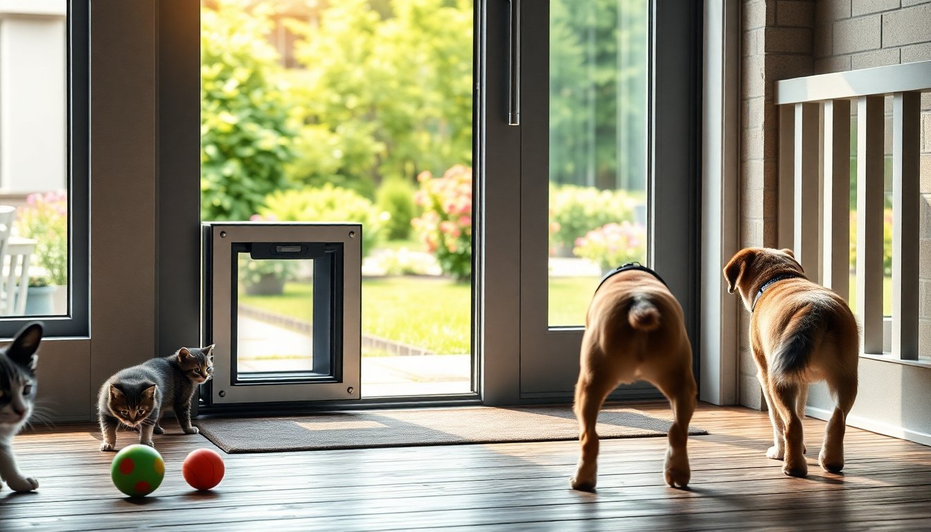 Innovative smart pet doors enhance pet access and home safety