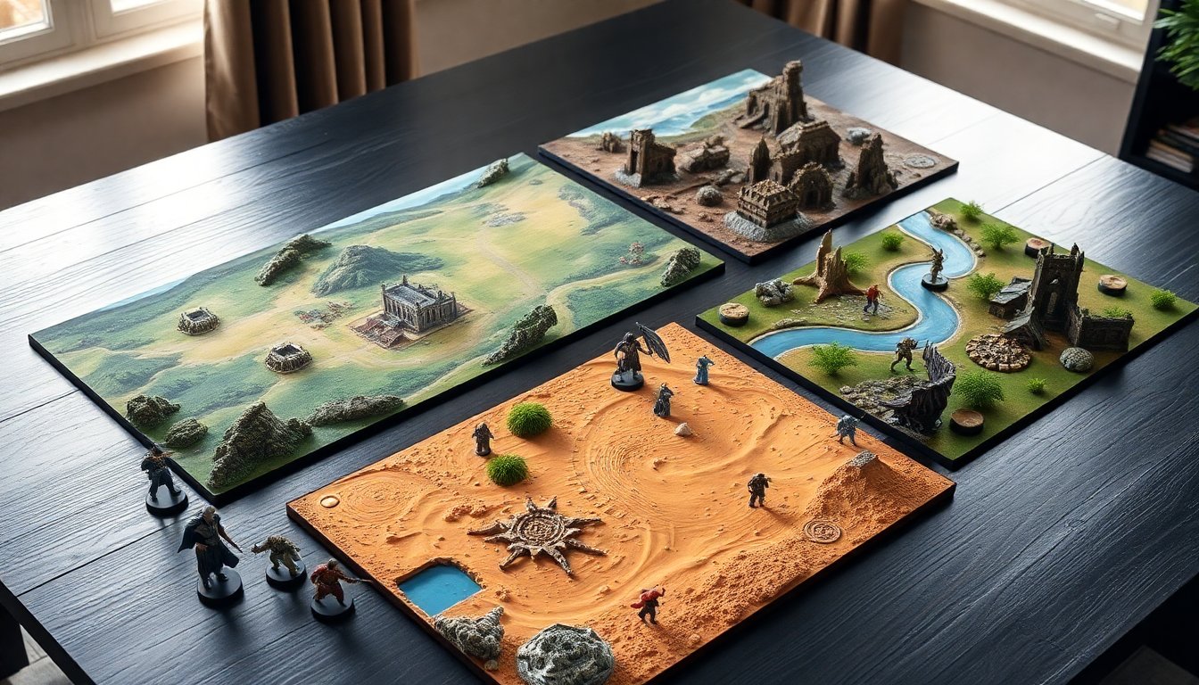 Uncover Versatile Gaming Mats and Terrain for an Immersive Gaming Experience