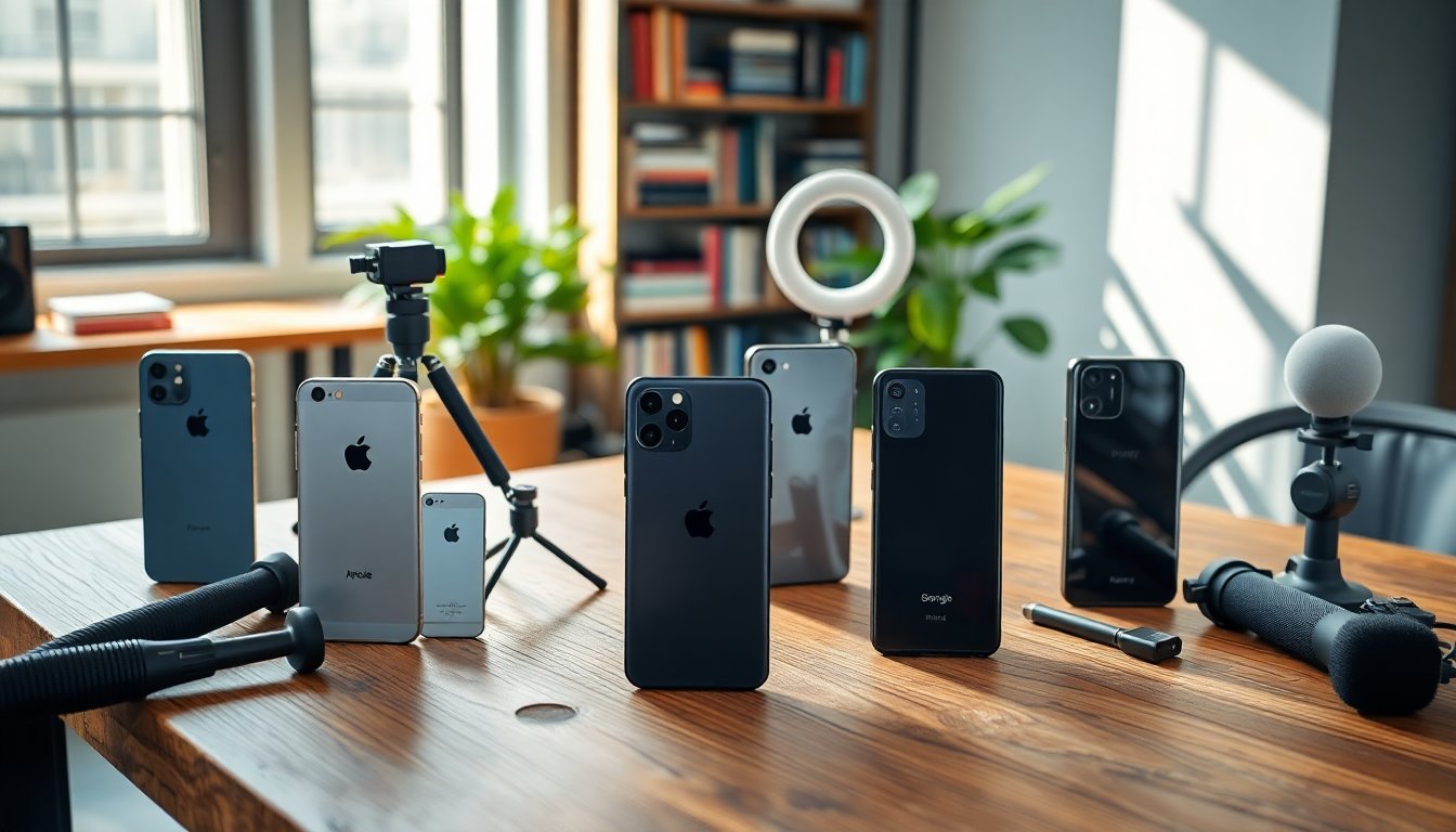 Best Smartphones for Stunning Video Content Creation