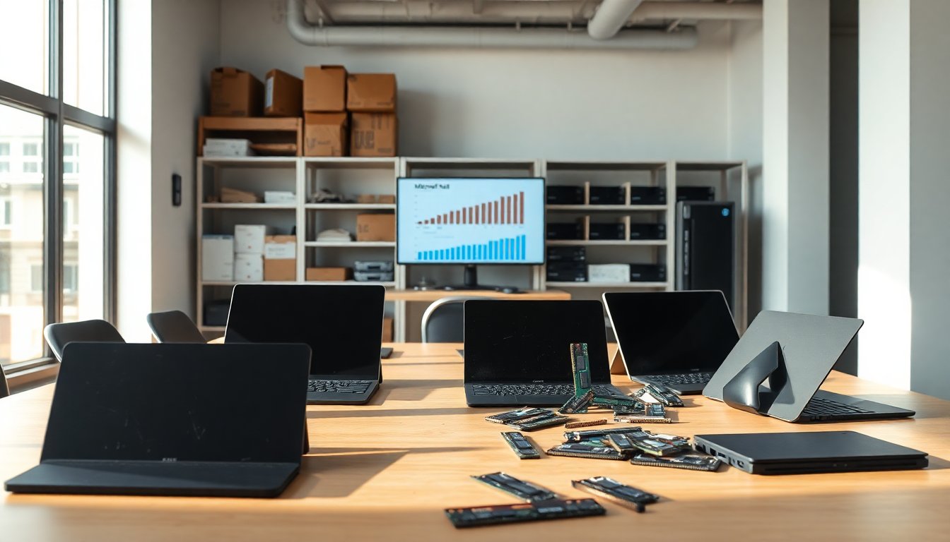 Microsoft Expects Drop in Surface Revenue Due to Supply Chain Challenges
