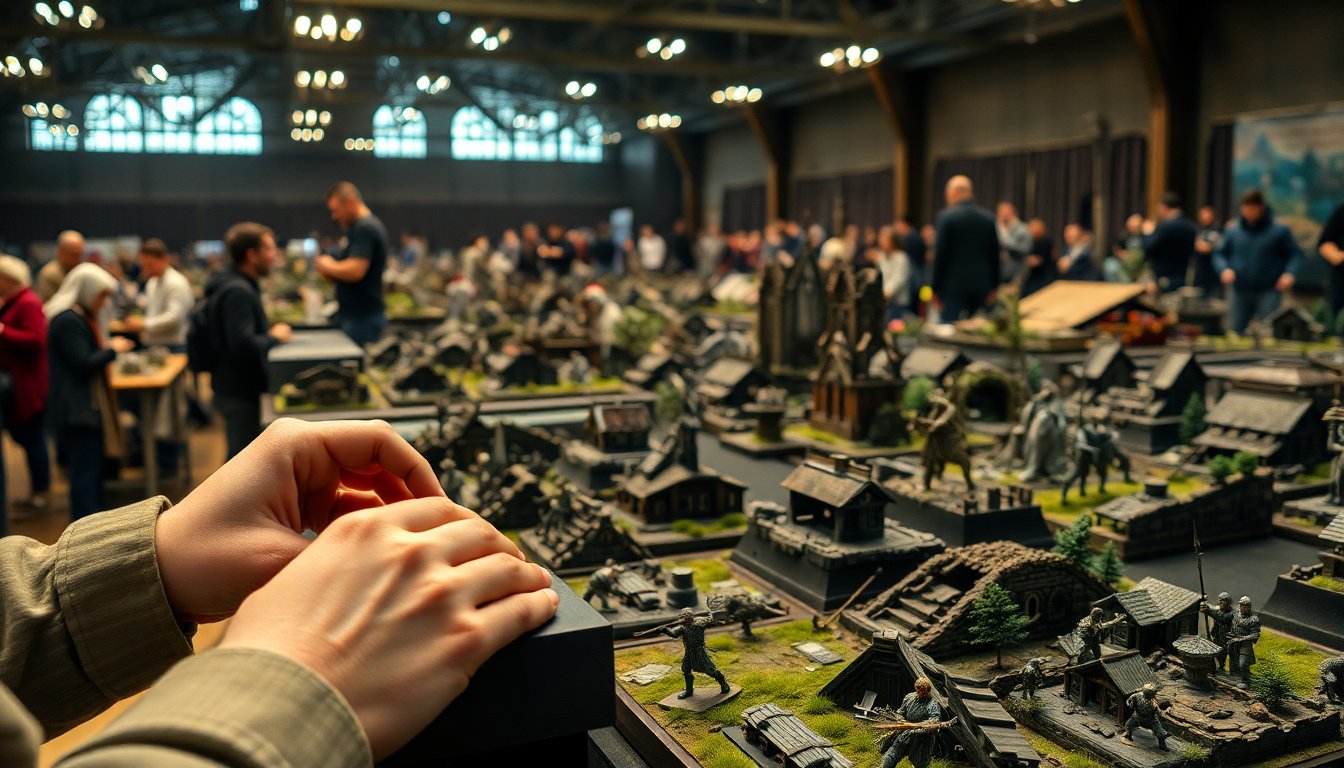Preparing armies and displays for the Middle-earth Grand Tournament