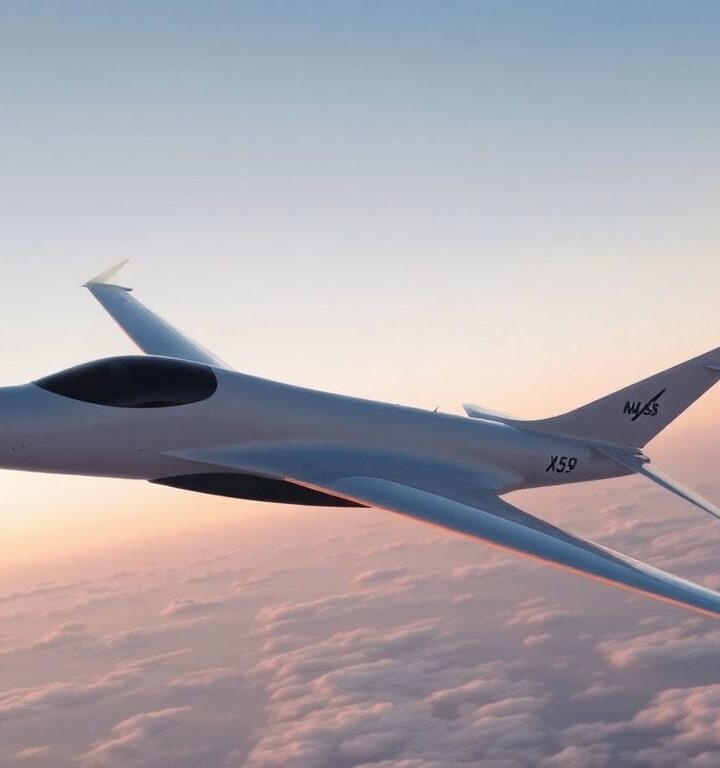 NASA X-59 Quiet Supersonic Aircraft Reaches Mach 1.4