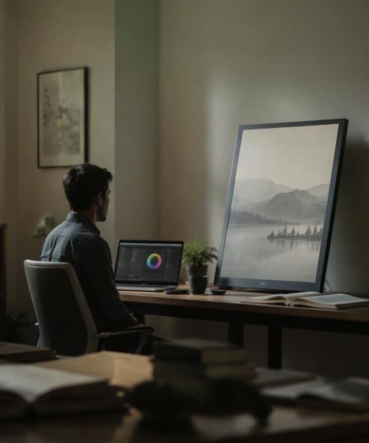 Tuning color temperature and gamma for e-paper style panels