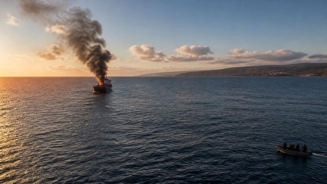 Black Sea drone attacks sink cargo vessels, cause casualties