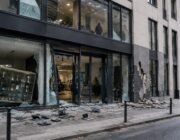 V.Hive in Paris vandalized during October 17 protests