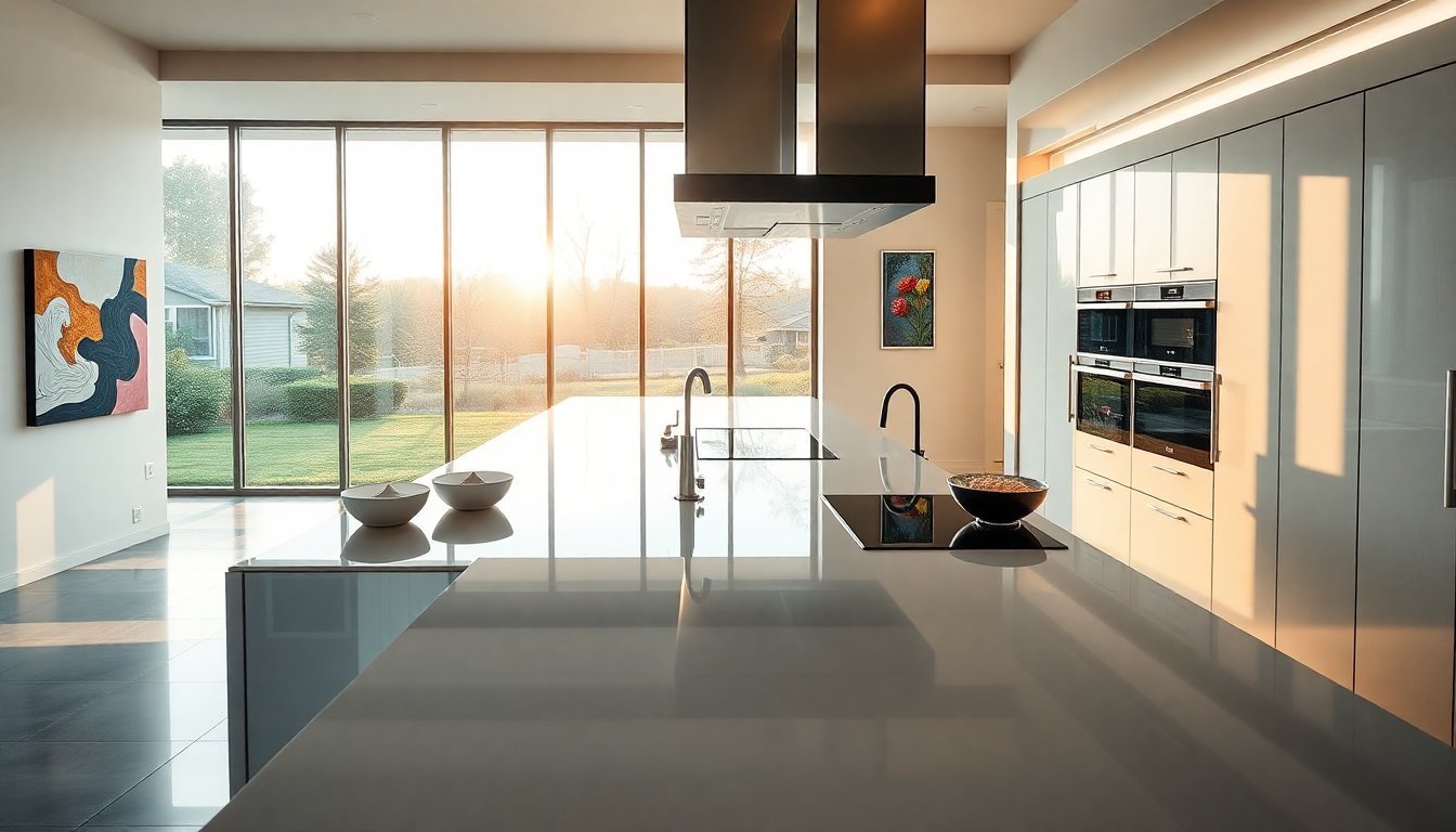 “Fusion of Art and Technology: Innovating Kitchen Design for Modern Living”