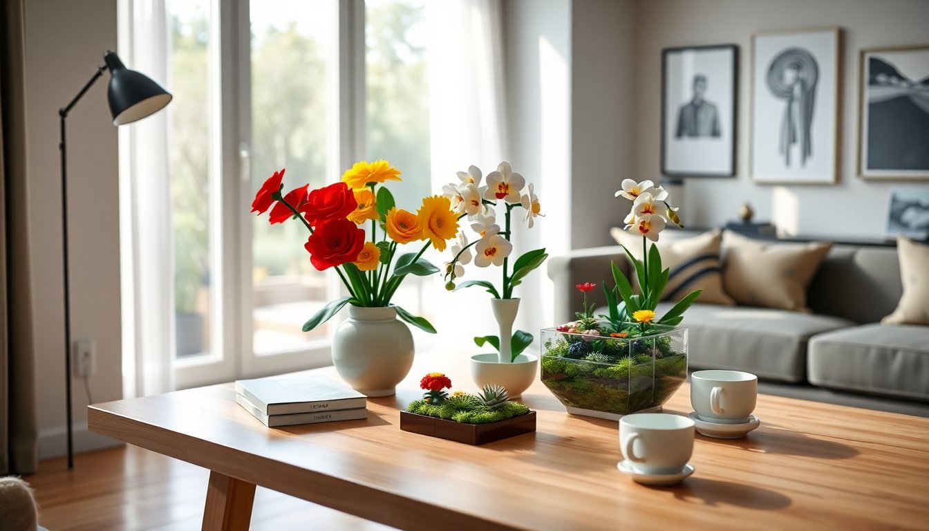 Chic LEGO Plant Designs to Enhance Any Home Decor