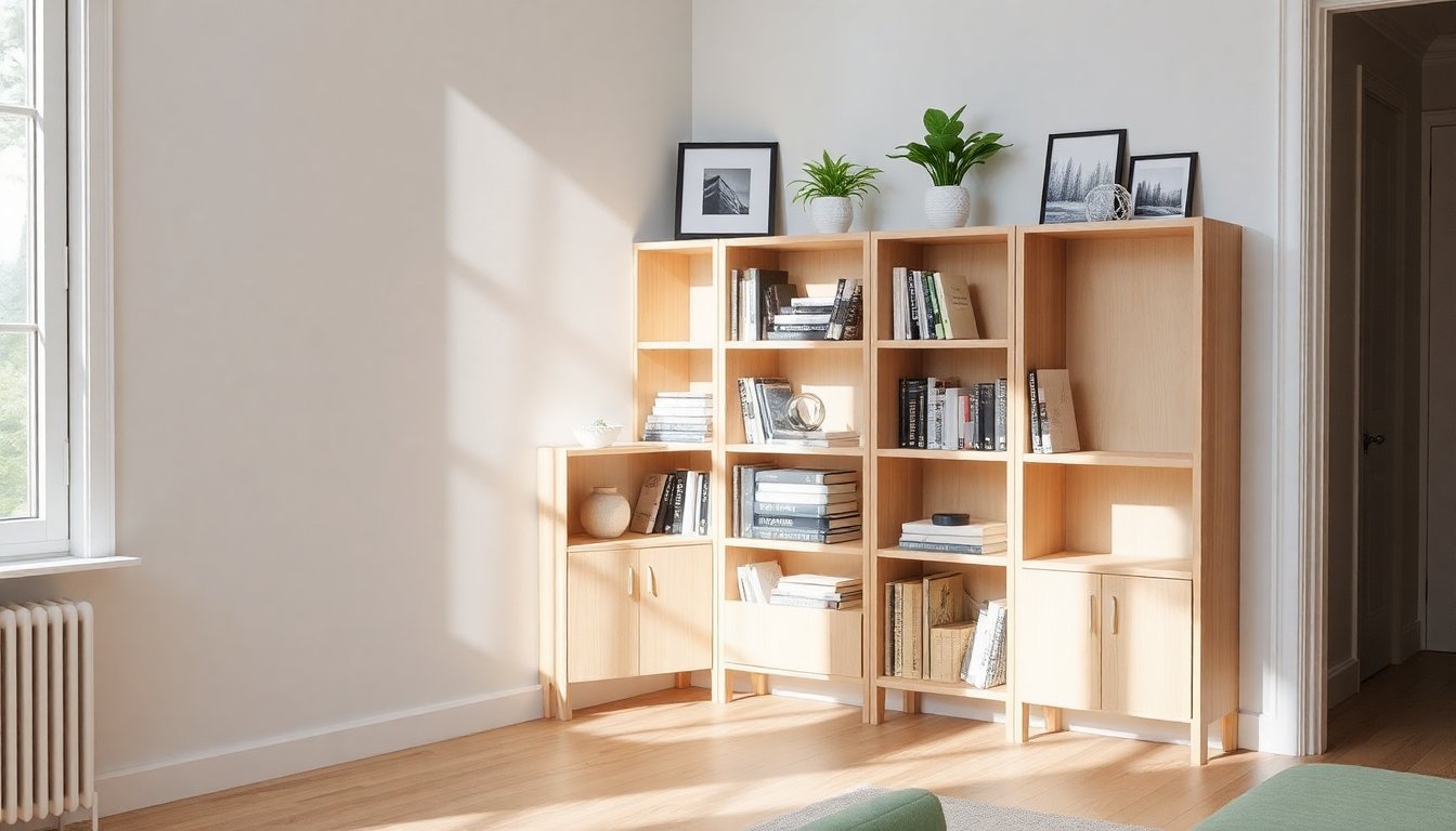 Compact Corner Bookcases: Stylish Space-Saving Solutions for Any Room