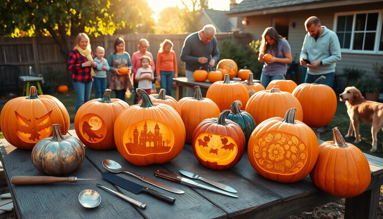 Creative and Fun Pumpkin Carving Ideas for Halloween Celebrations