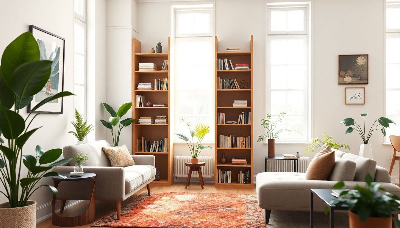 Stylish Narrow Bookcases to Maximize Your Living Space