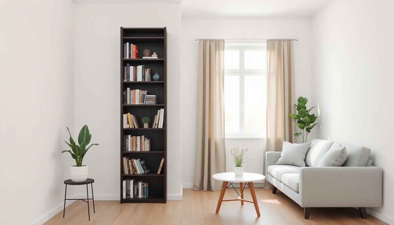 Top Narrow Bookcases to Optimize Small Spaces
