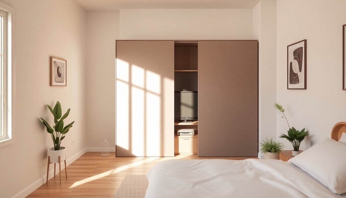 Clever Ideas to Conceal Your TV in a Small Bedroom