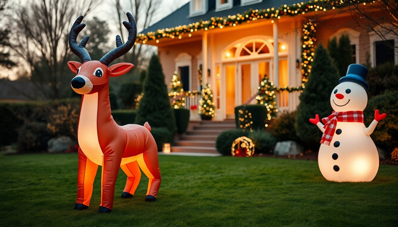 Stylish Holiday Inflatables to Elevate Your Festive Decor