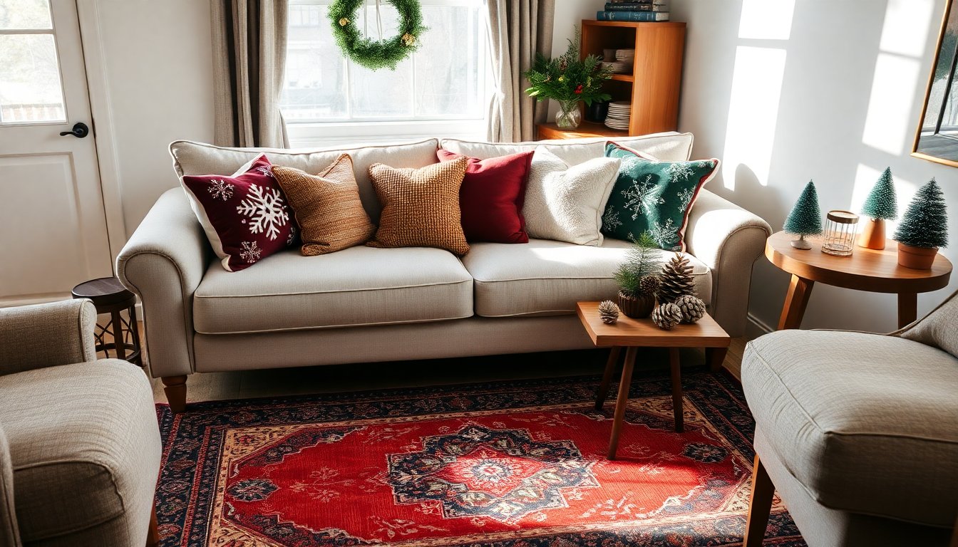 Cozy Winter Decor Ideas: Elevate Your Living Space with Pillows and Ornaments