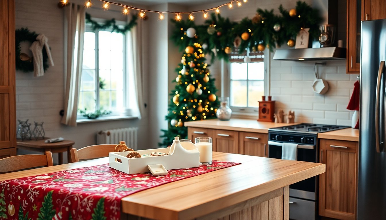 Creative ideas to enhance your kitchen decor for Christmas