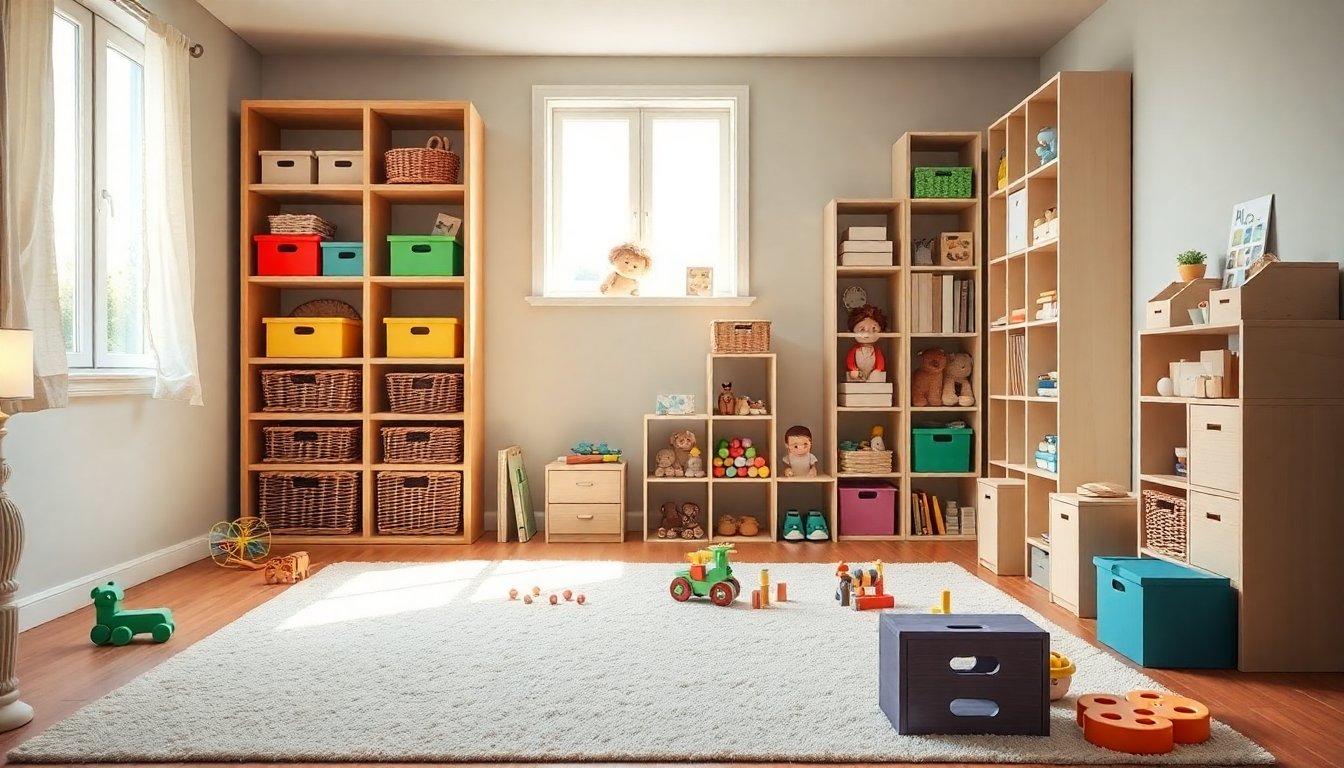 Creative Toy Storage Solutions for a Tidy Playroom