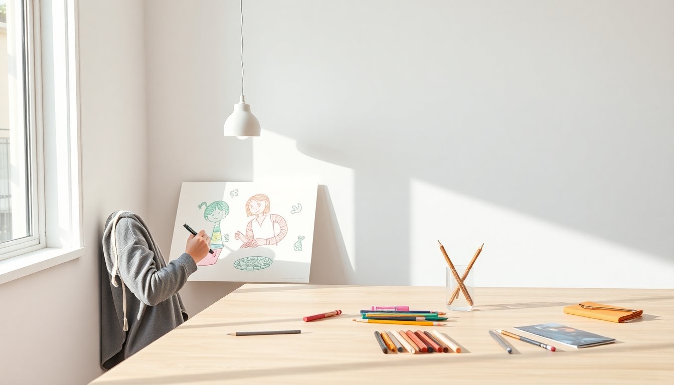 Transform Your OBEGRÄNSAD LED Wall Lamp into an Interactive Drawing Surface