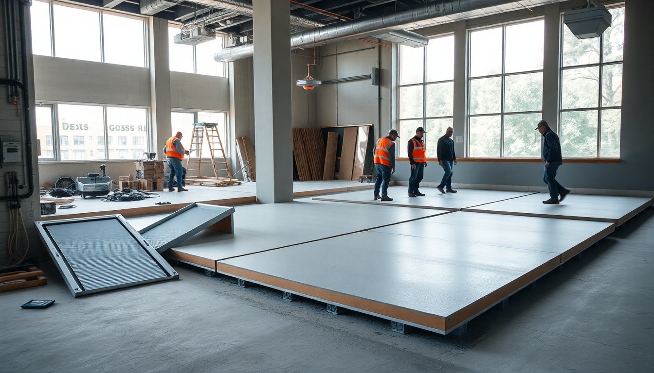 Revamping the NPT Third Floor: Installing a Raised Floor for Enhanced Functionality