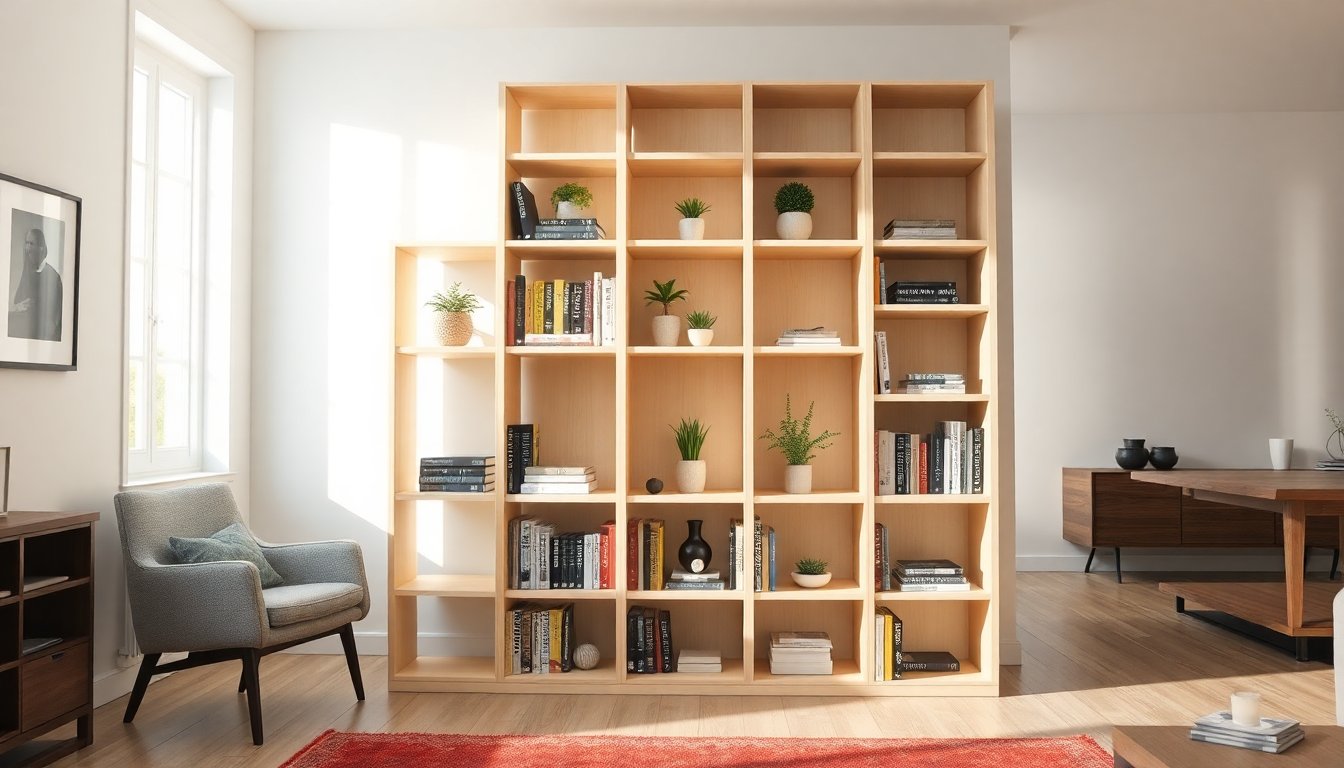 Transform Your IKEA BILLY Bookcase with Innovative Vertical Dividers