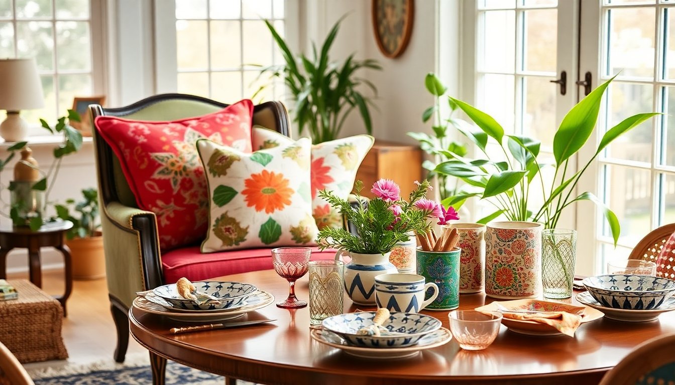 Anthropologie Partners with Damson Madder for a Vibrant Home Decor Collection