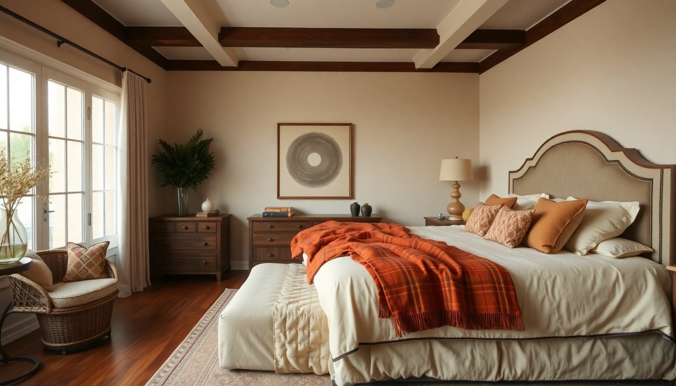 Primary bedroom makeover with Spanish-inspired design and smart sleeping solutions