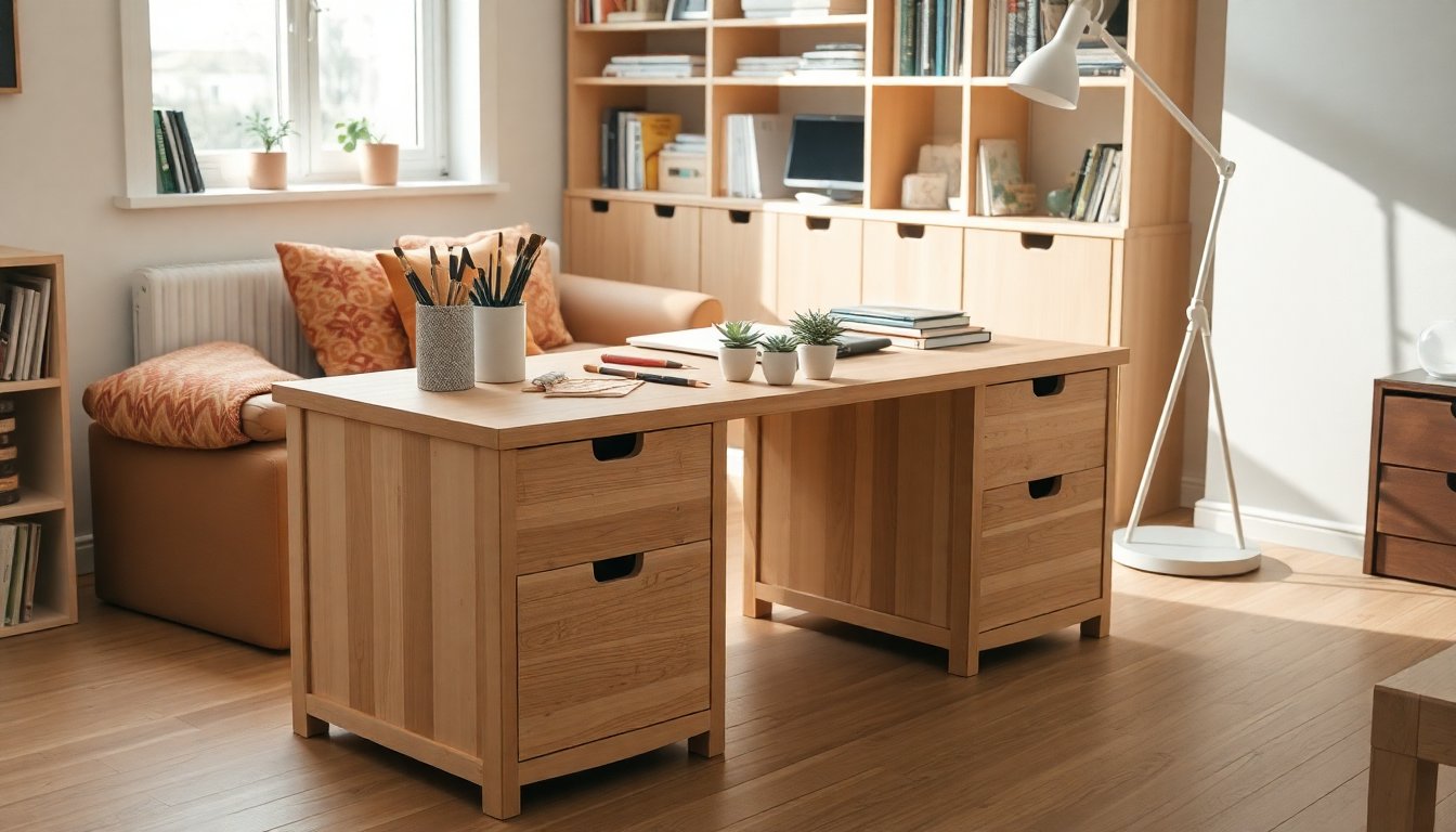 Unlock Creative DIY Desk Solutions with the Official TROFAST Tabletop