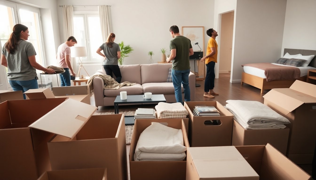 Volunteer to stage and furnish homes for wildfire recovery