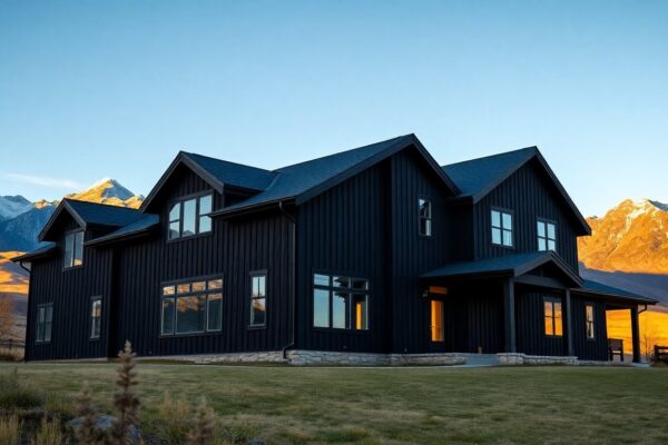 How a modern farmhouse used black timber siding and simple interventions to transform a mountain home