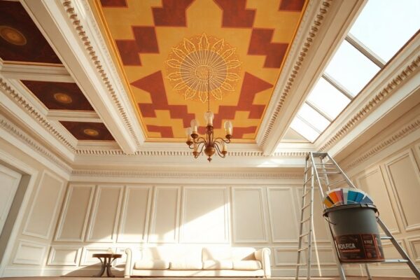 How the ceiling became the new focal point in interior design