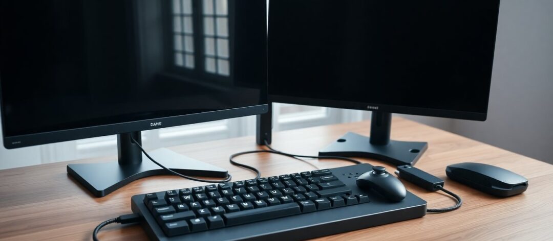 cable management for a clean gaming desk setup