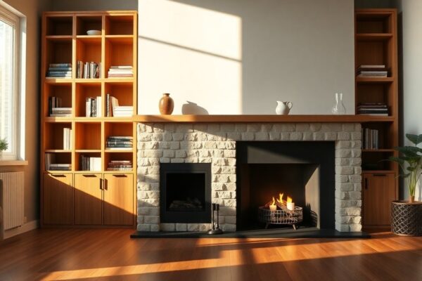 Creative IKEA BILLY Built-In Shelving for a Stunning Fireplace Makeover
