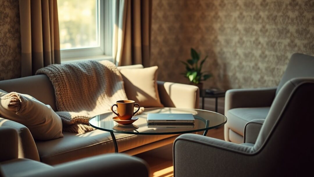 Designing a peaceful media corner with cozy seating and device limits
