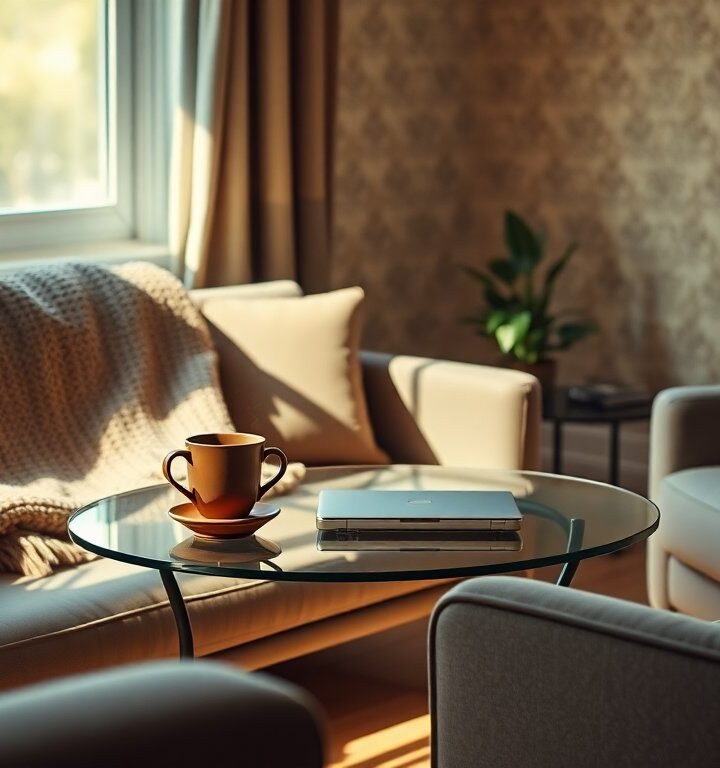 Designing a peaceful media corner with cozy seating and device limits