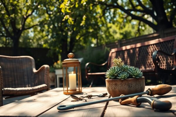 Uncover the charm of second-hand finds for your patio and garden