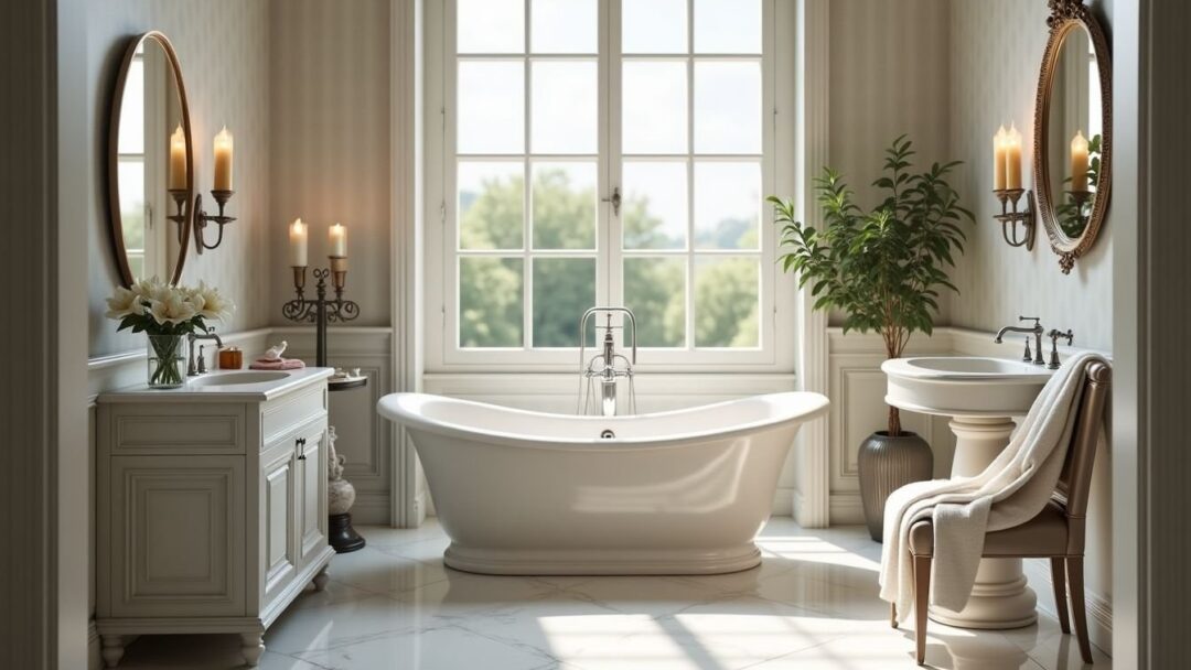 Chicago Homeowner Creates Luxurious Parisian-Inspired Bathroom