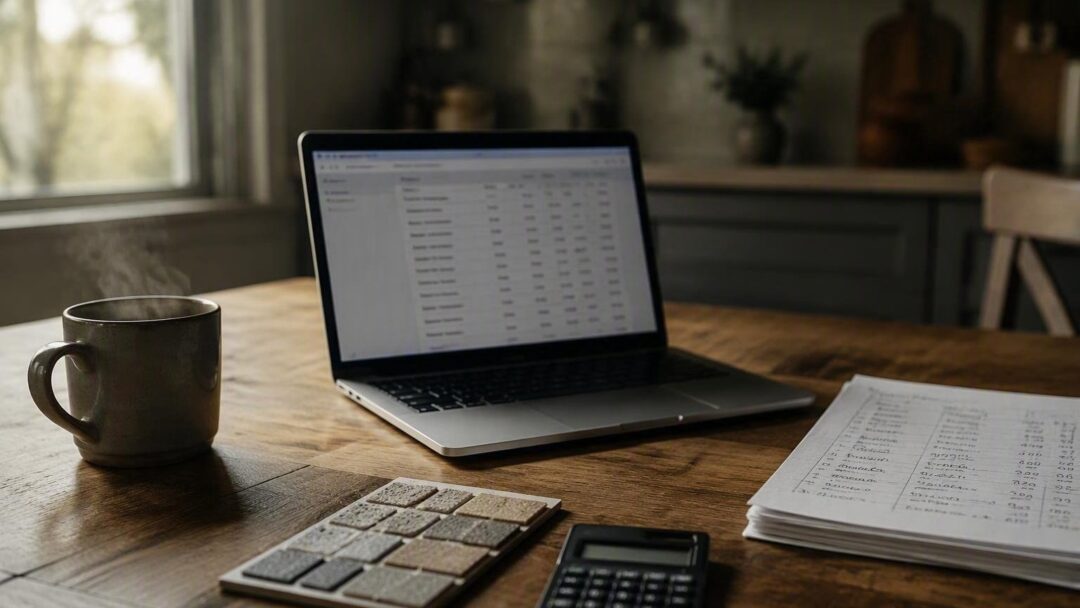 Comparing prices online for home goods and furniture