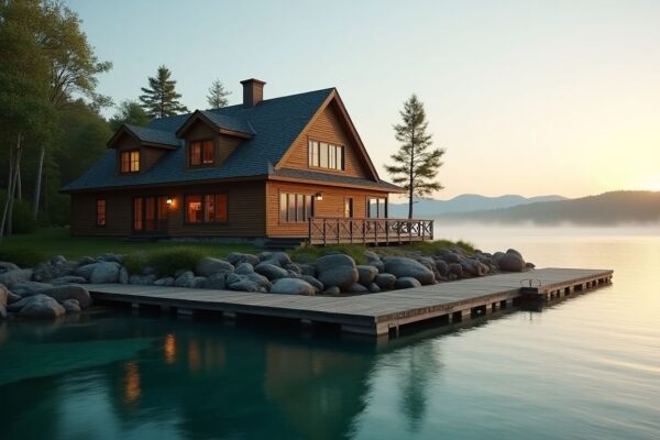 Explore the Furnished Island Home on Lake Winnipesaukee