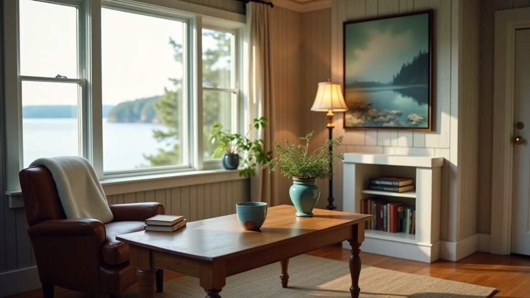 Explore the Furnished Lake Winnipesaukee Island Home for Sale
