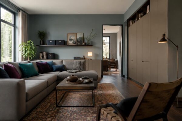 How Adding Color and Storage Solutions Can Make Your Living Room Feel Larger