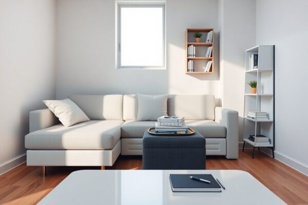 Maximizing space in tiny studios with multipurpose furniture
