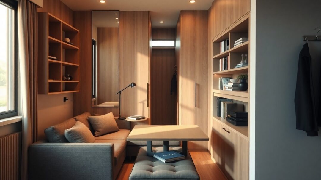 Maximizing space with clever layout tricks