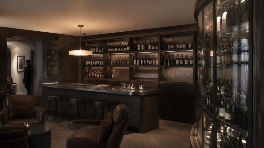 Creating a mini home bar setup inspired by trendy wine shops