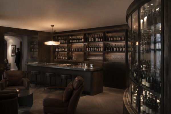 Creating a mini home bar setup inspired by trendy wine shops